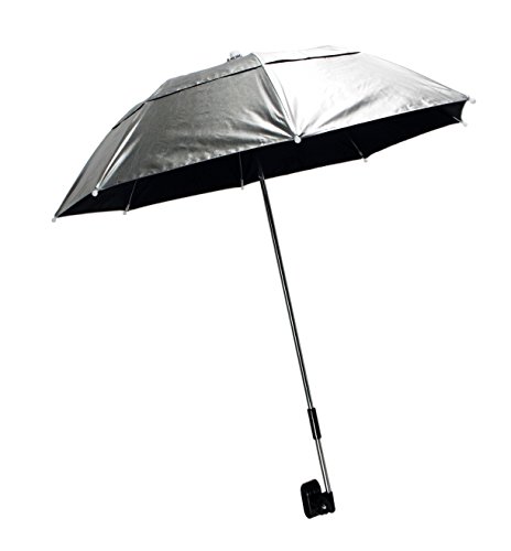 Guerrilla Painter Soft-Clamp Deluxe Vented Silver Umbrella Kit 32 inch diameter