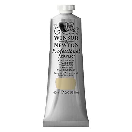 Winsor & Newton Professional Acrylic Paint, 60ml (2-oz) Tube, Buff Titanium