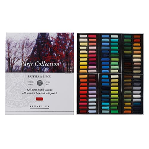 Sennelier Soft Pastels Half Stick Set 120/Pkg-Paris, Paris