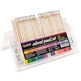 Colored Pencils Pre-Sharpened Colored Pencil Set with Eraser and Sharpener (60-Piece)