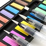 Water Coloring Brush Pen Set