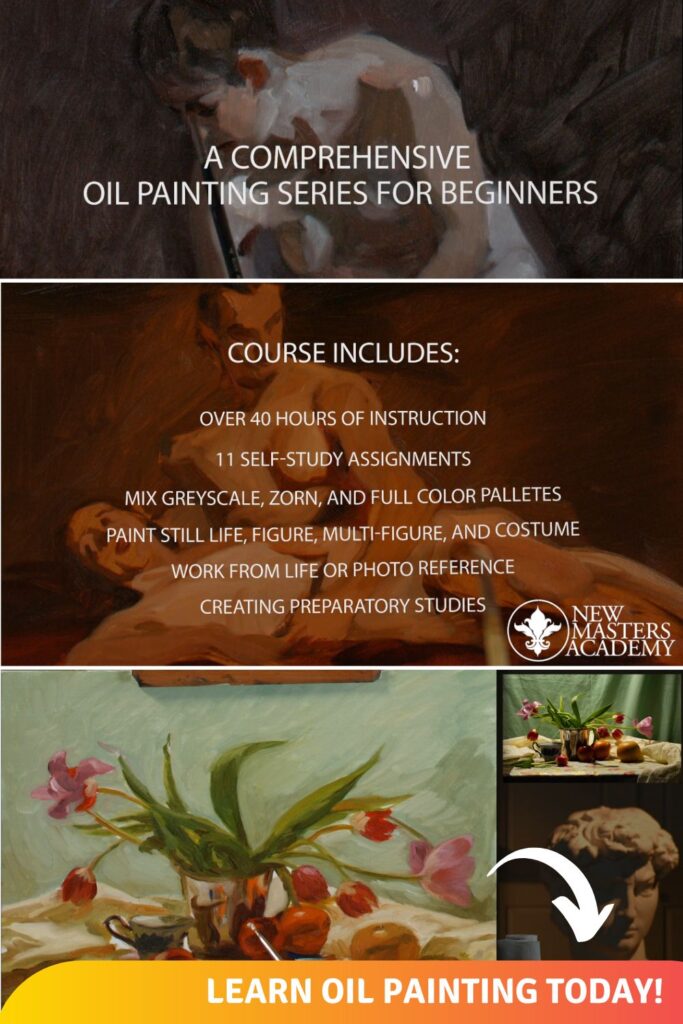 learn oil painting for beginners video class