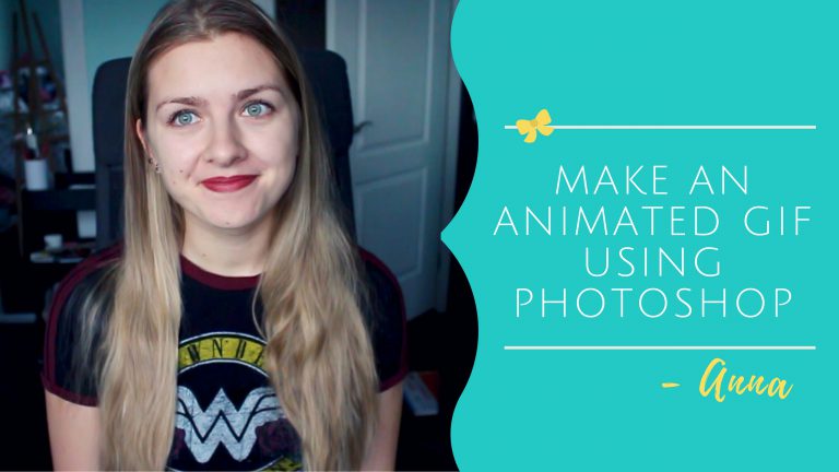 Make animated gif using photoshop