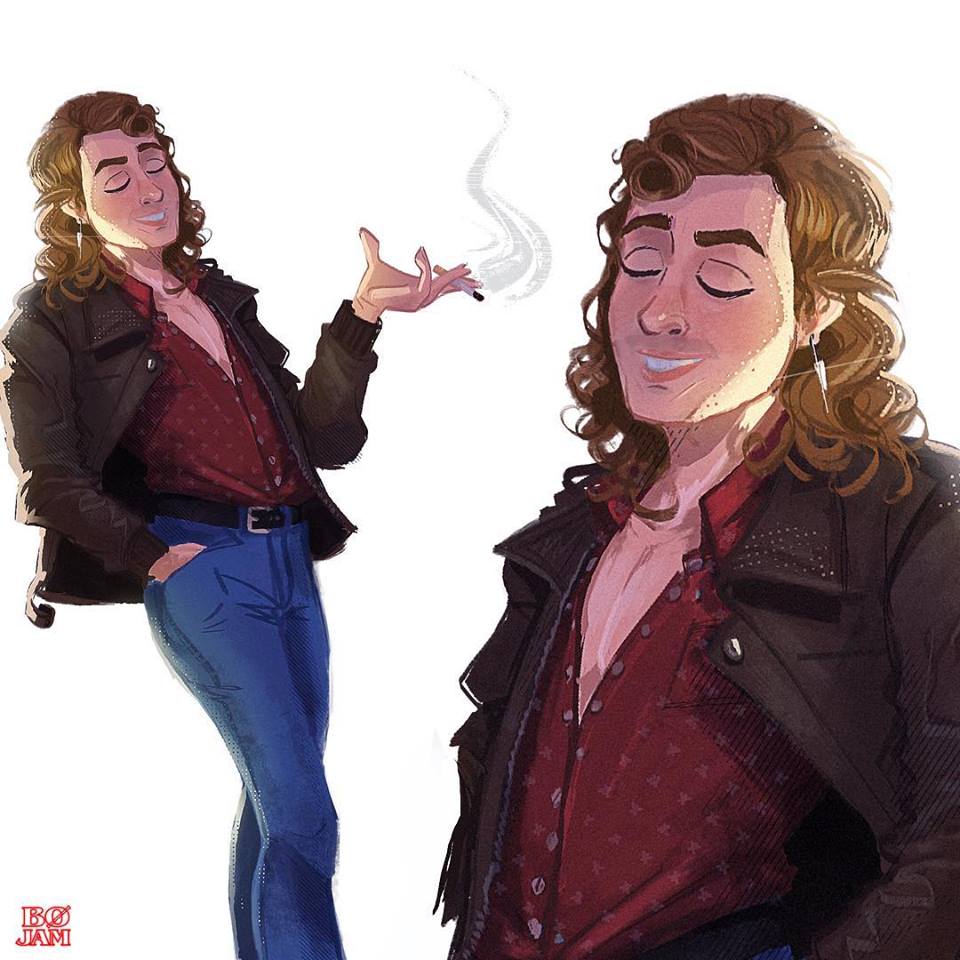 Stranger Things Fan Art of Billy by BØ.JAM