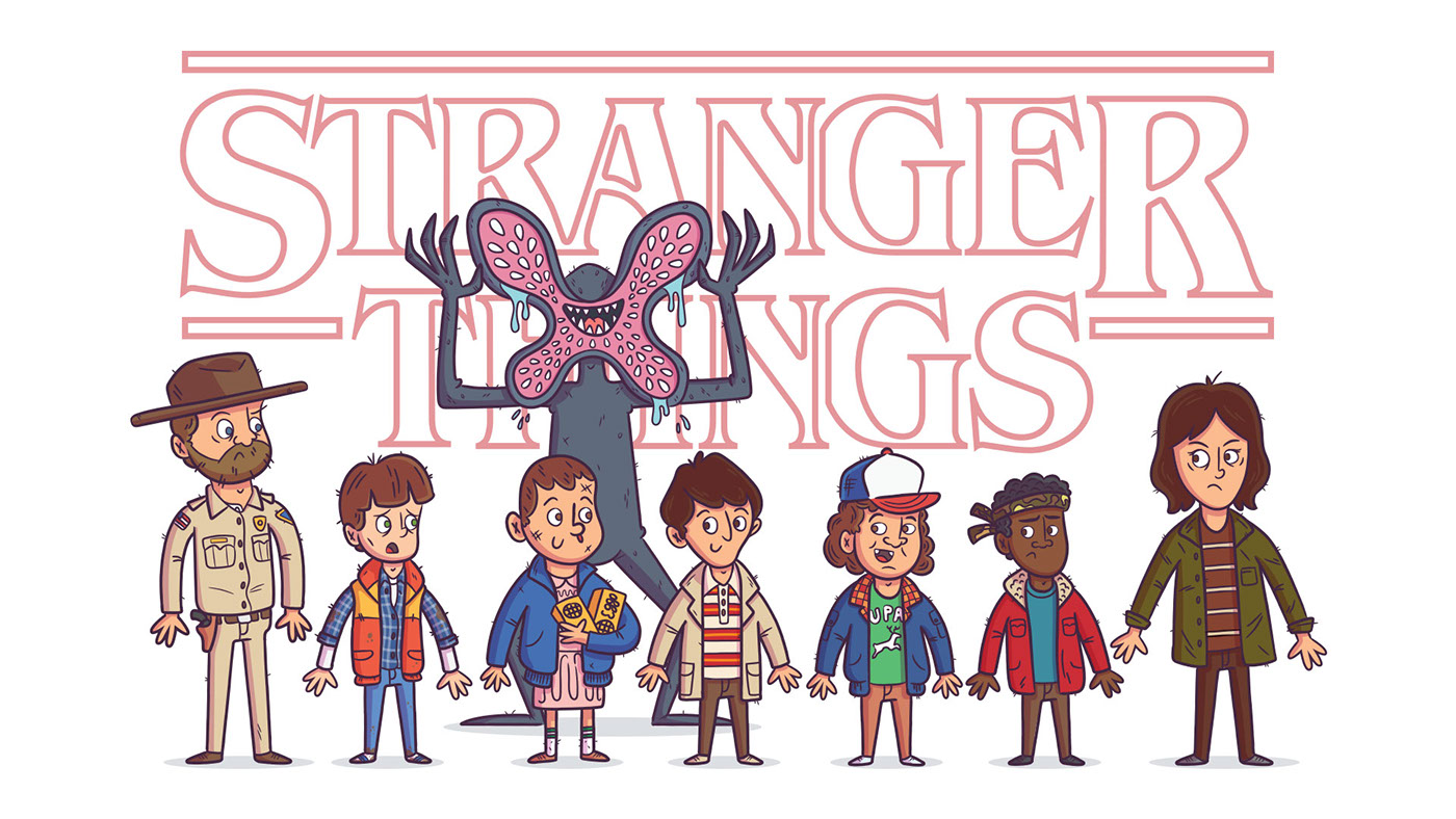 Stranger Things Fan Art by Rocky Roark