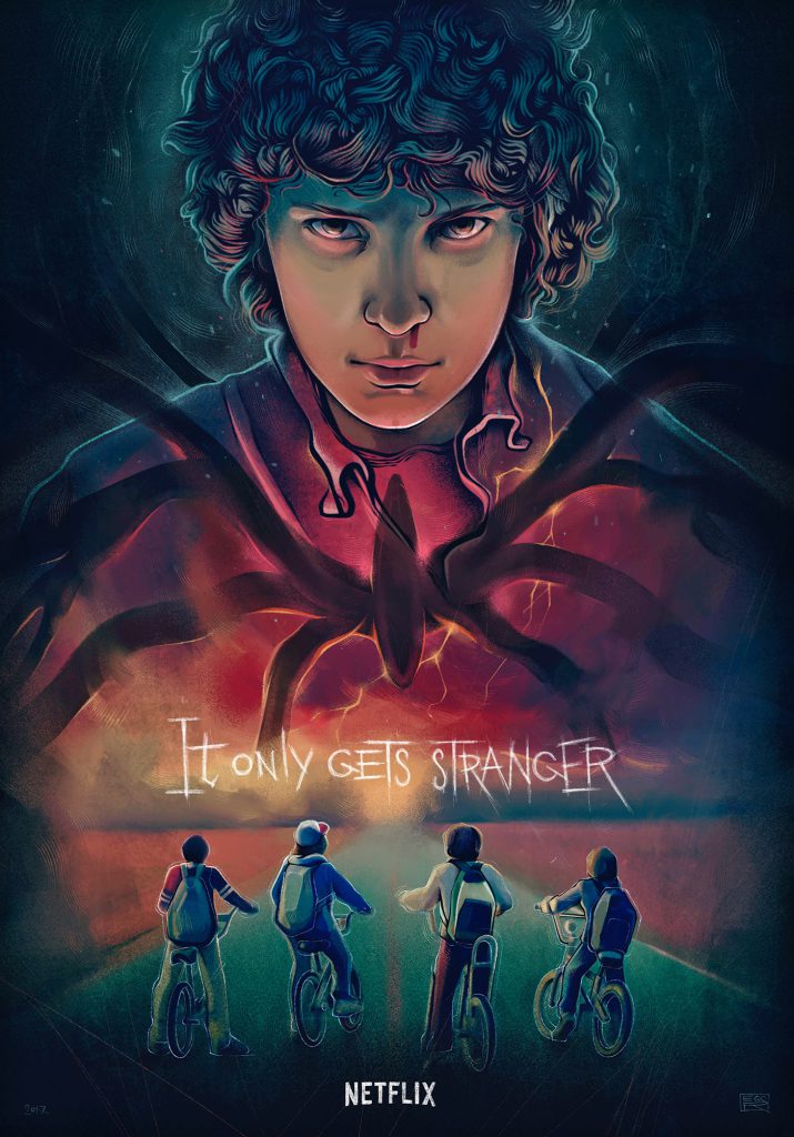 Stranger Things Fan Art by Egor Golopolosov