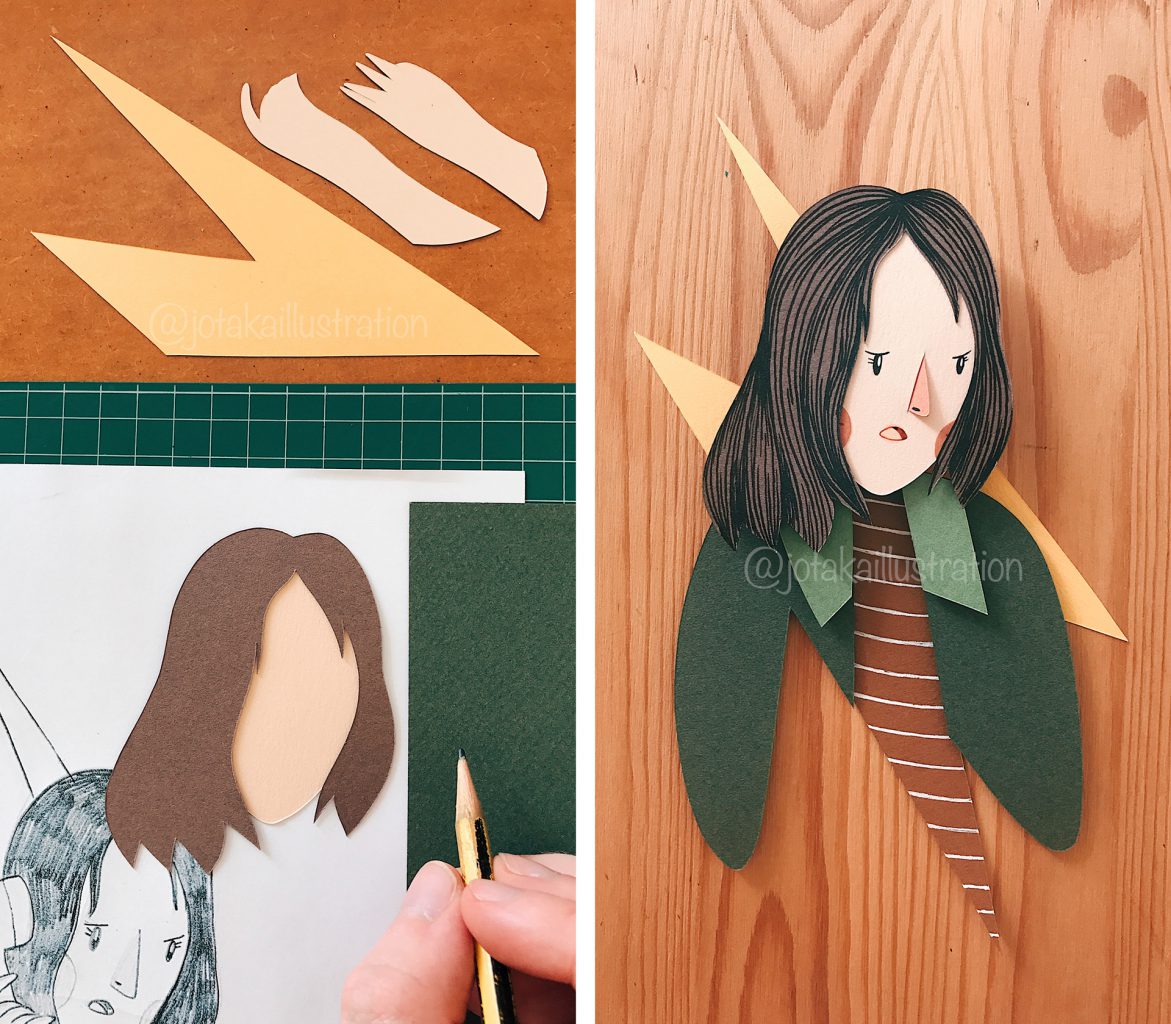 Stranger Things Fan Art of Joyce Papercraft by Jotaká.