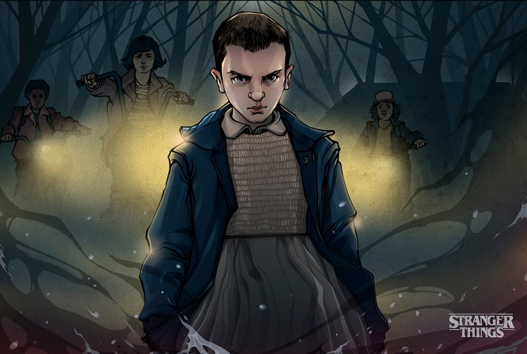 Stranger Things Fan Art by Egor Golopolosov