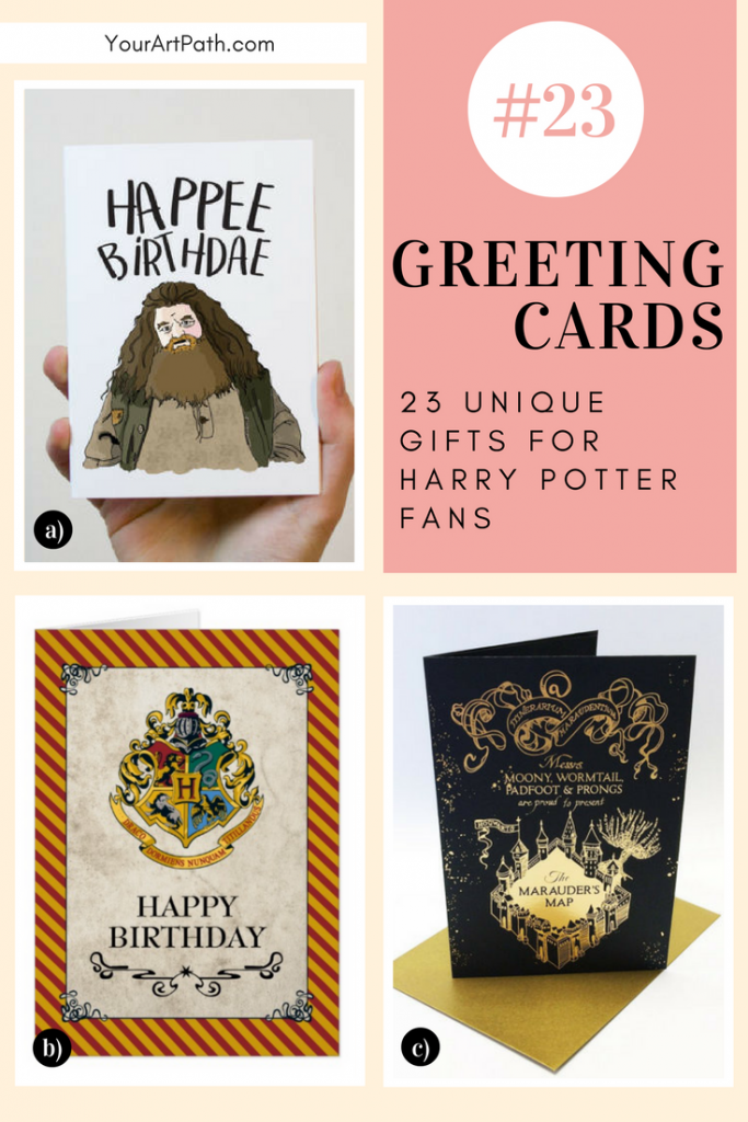 23 Best Gifts For Harry Potter Lovers. They are so magical, that I want them for myself! Featuring - Harry Potter Greeting Cards! Caution: Be careful what you wish for as if read properly - will come true!