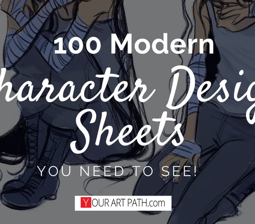 100 Modern Character Design Sheets You Need To See!