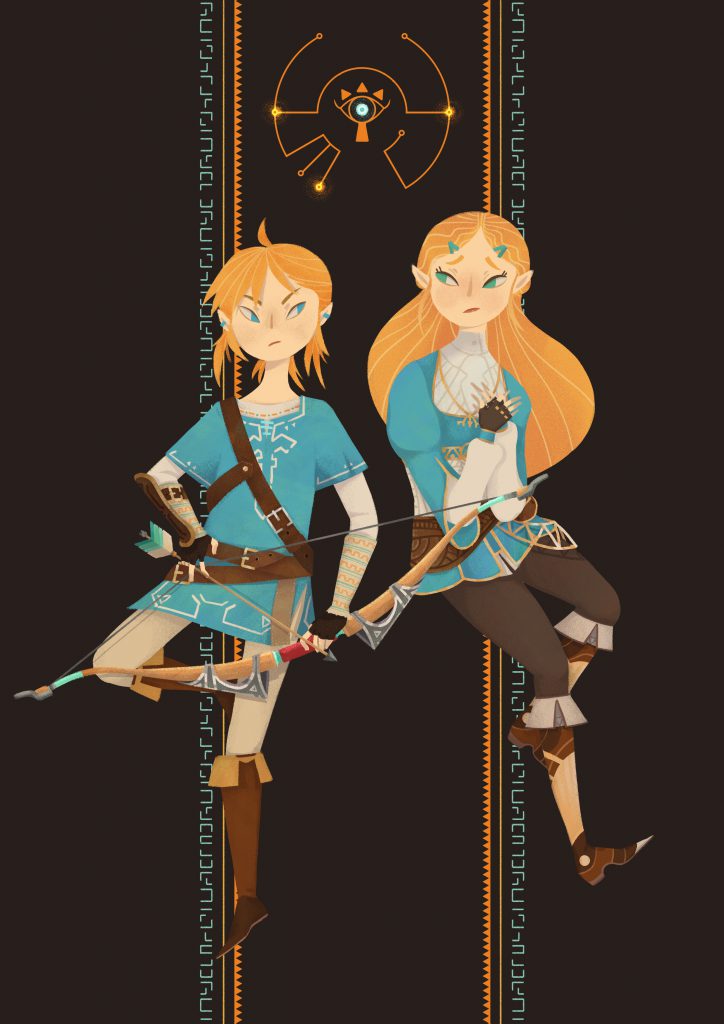 Illustration | Digital Art | Interview With Artist | The Legend Of Zelda Fan Art