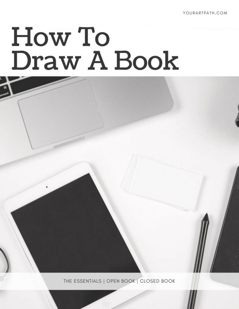 How to draw a Open Book Step by Step