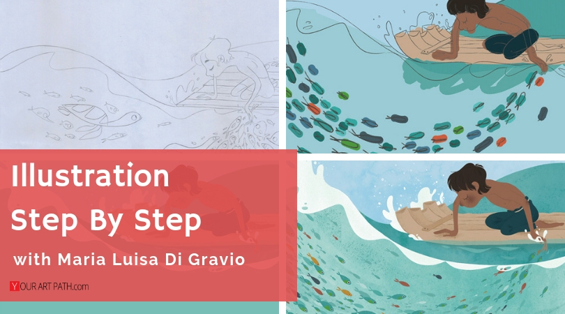 illustration step by step tutorials | digital art step by step tutorial