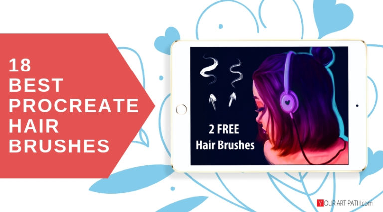 procreate hair brushes free | procreate brushes free iPad