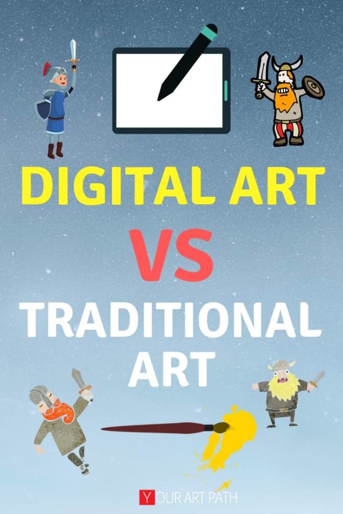 digital art vs traditional art | digital art ideas inspiration | TRADITIONAL ART TIPS