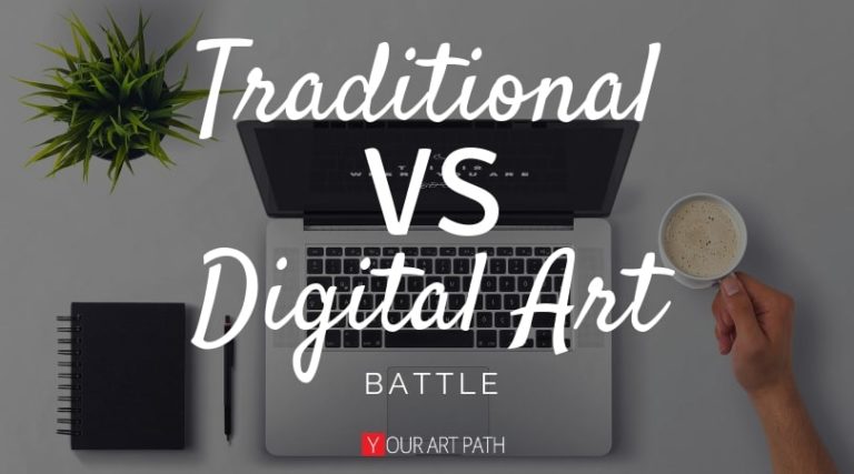 Digital Art VS Traditional Art Battle Are They Both Valid Mediums   Digital Art Vs Traditional Art Min 768x427 