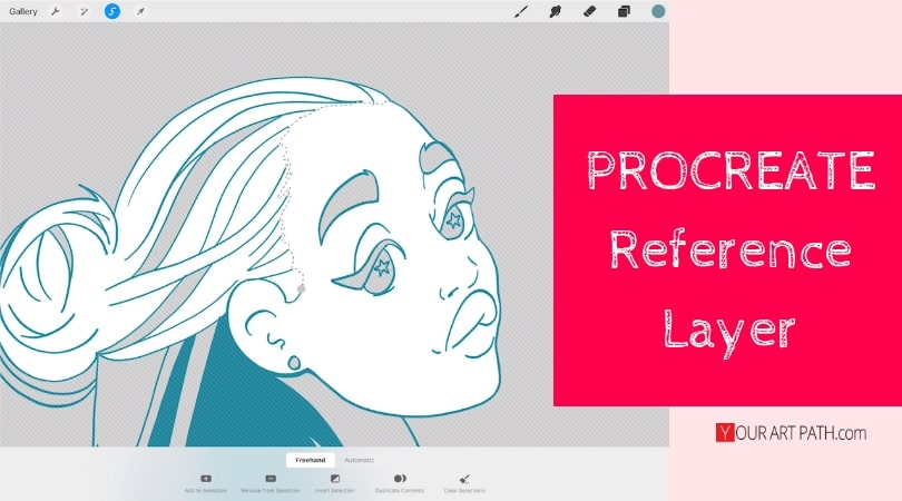 Procreate Reference Layer Tutorial Color Drop Video Yourartpath