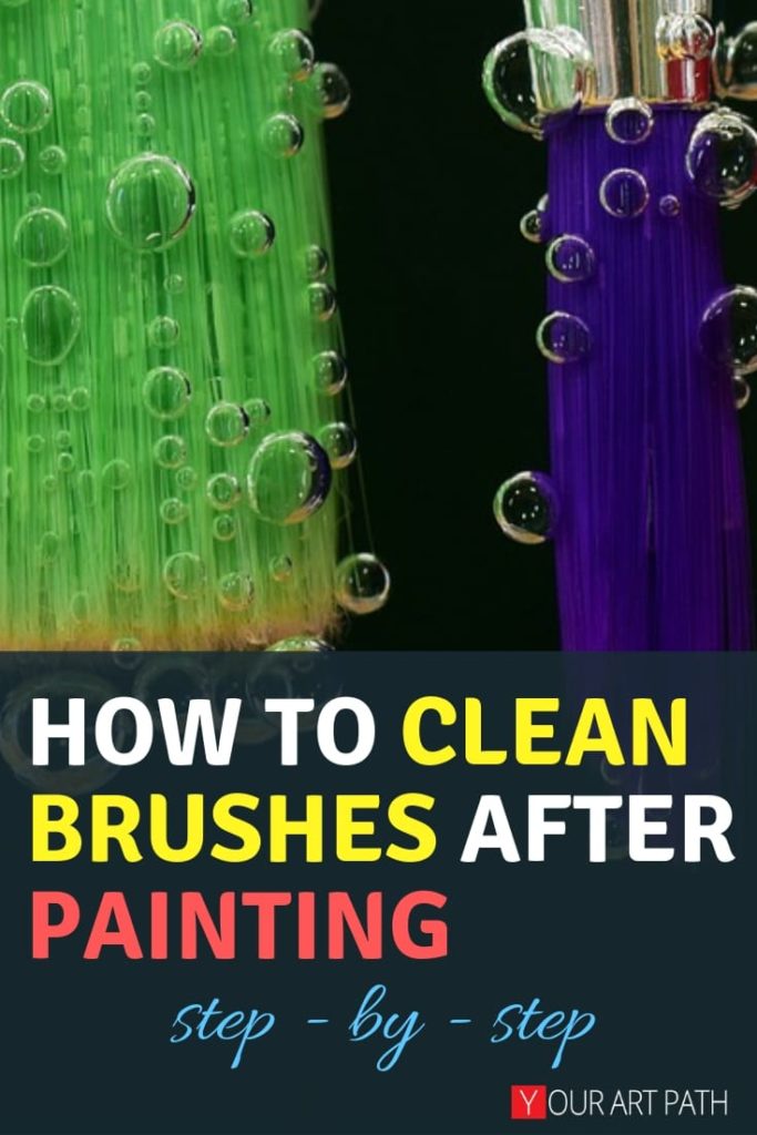 how to clean brushes after painting | best brushes for acrylic paint | acrylic painting brushes canvases