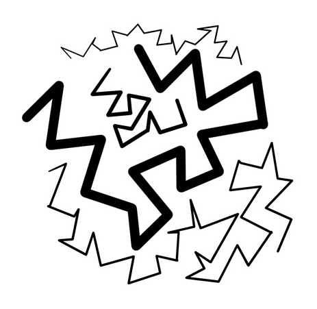 zig zag line art