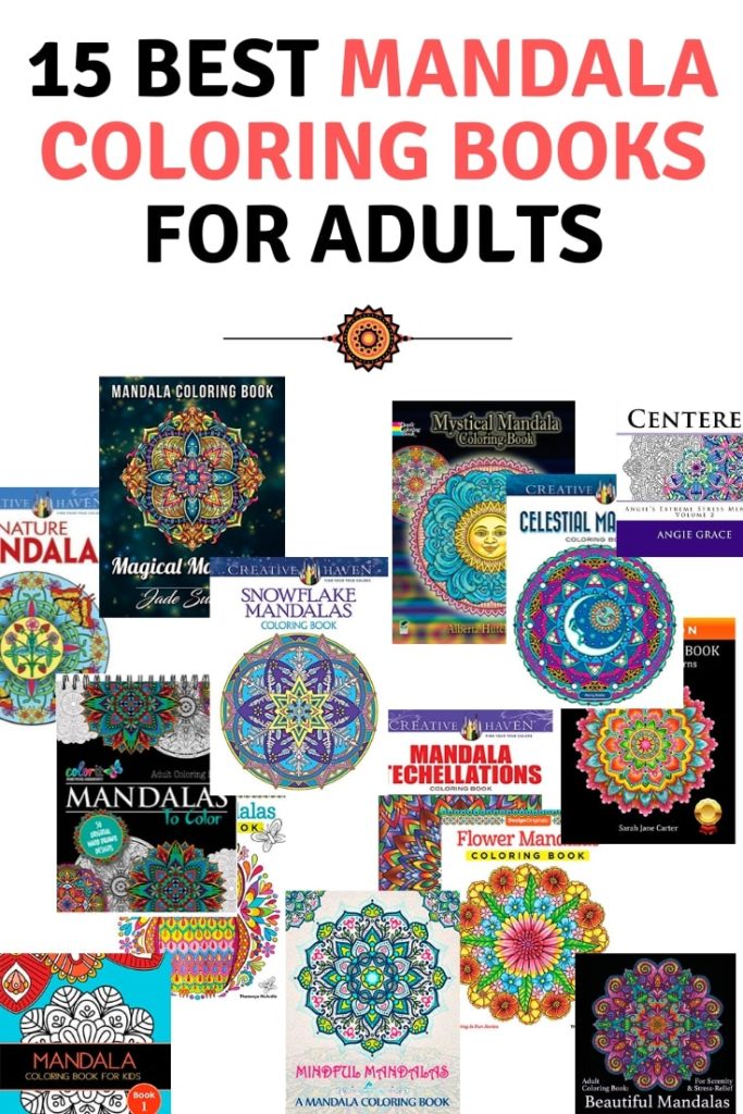 15 of the top Mandala coloring books pages for adults. mandala colouring inspiration for all!