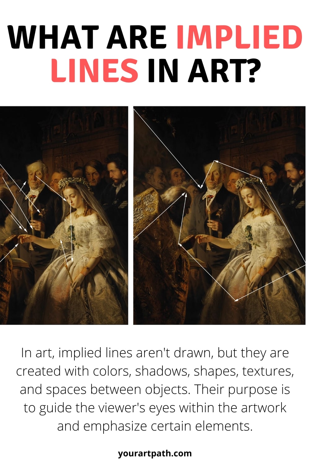 What Are Implied Lines in Art And How To Use Them (+Examples) YourArtPath