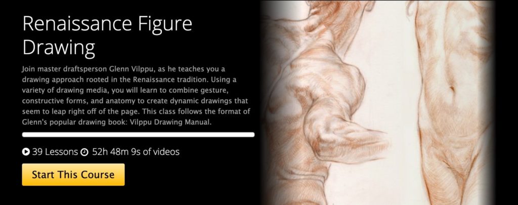 Figure Drawing Art Video Lesson by Glenn Vilppu at New Masters Academy. Learn how to draw realistic figure drawing with this online course.