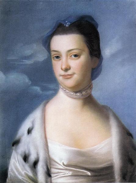 John Singleton Copley, "Mrs. William Turner (Ann Dumaresq)", 1767, pastel.