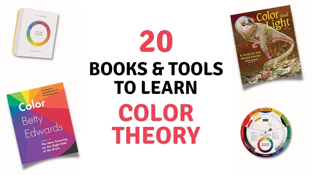 Best Books to learn color theory for beginners and advanced. Learn how to draw and paint with color and how to improve the colors of your art. Find out about complementary colors, triad colors and other color combinations, palettes and theories.Color techniques are pretty easy once you know the basics. Good luck! Plus, 6 useful cheap tools that teach you about color theory and help create better paintings! These color tools are useful for different color combinations and techniques.