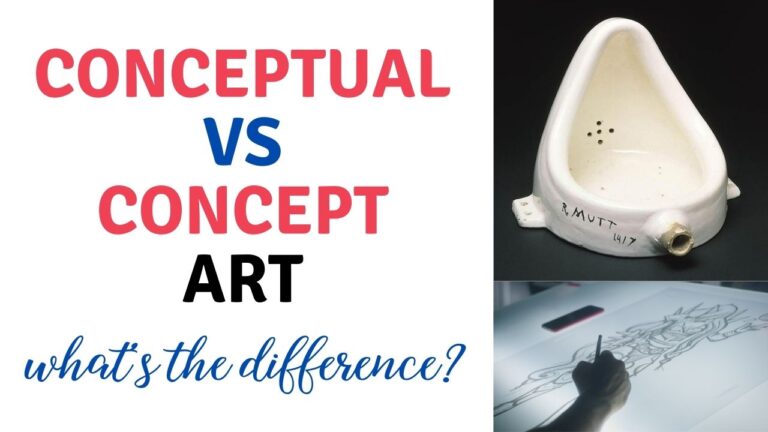 conceptual vs concept art. what's the difference? what is concept art? what is conceptual art? what skills do you need to become a concept artist?