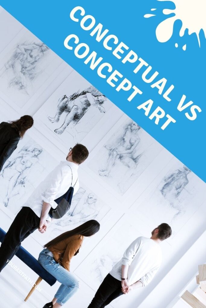 conceptual vs concept art. what's the difference? what is concept art? what is conceptual art? what skills do you need to become a concept artist?
