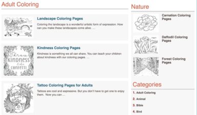Adult Coloring Books Online: 17 Free Websites - YourArtPath