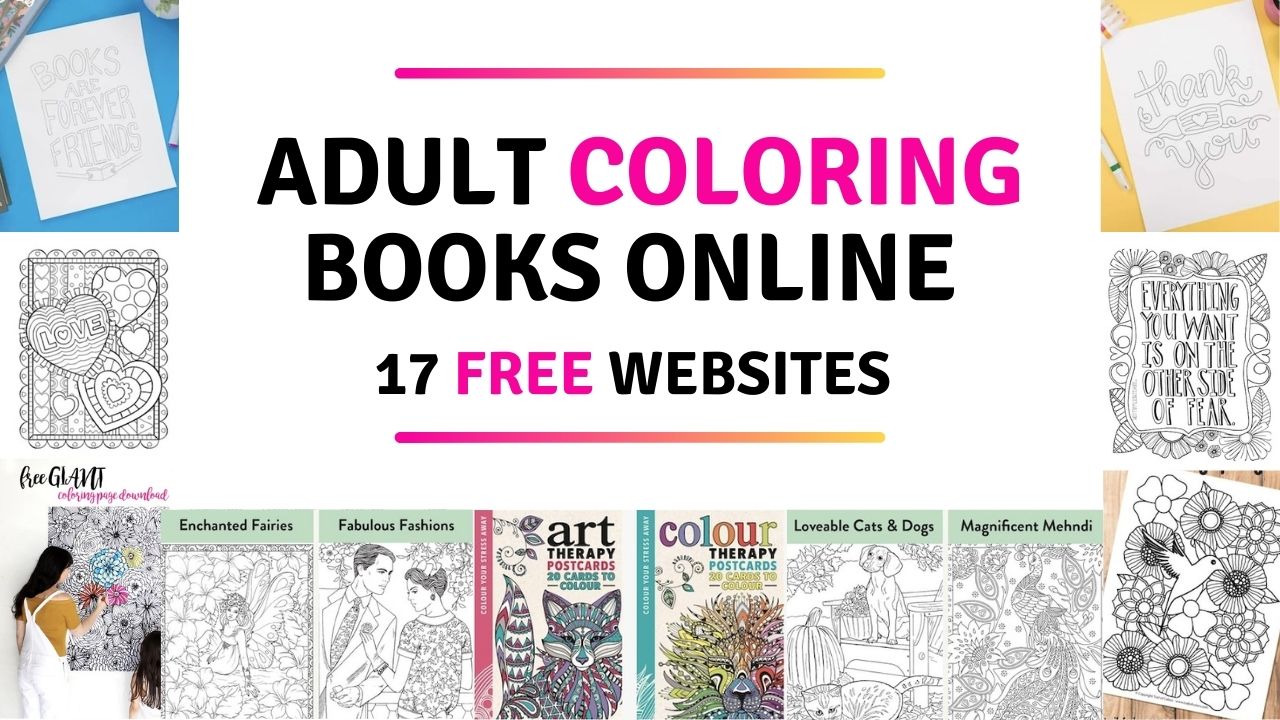 Adult Coloring Books Online: 17 Free Websites - YourArtPath