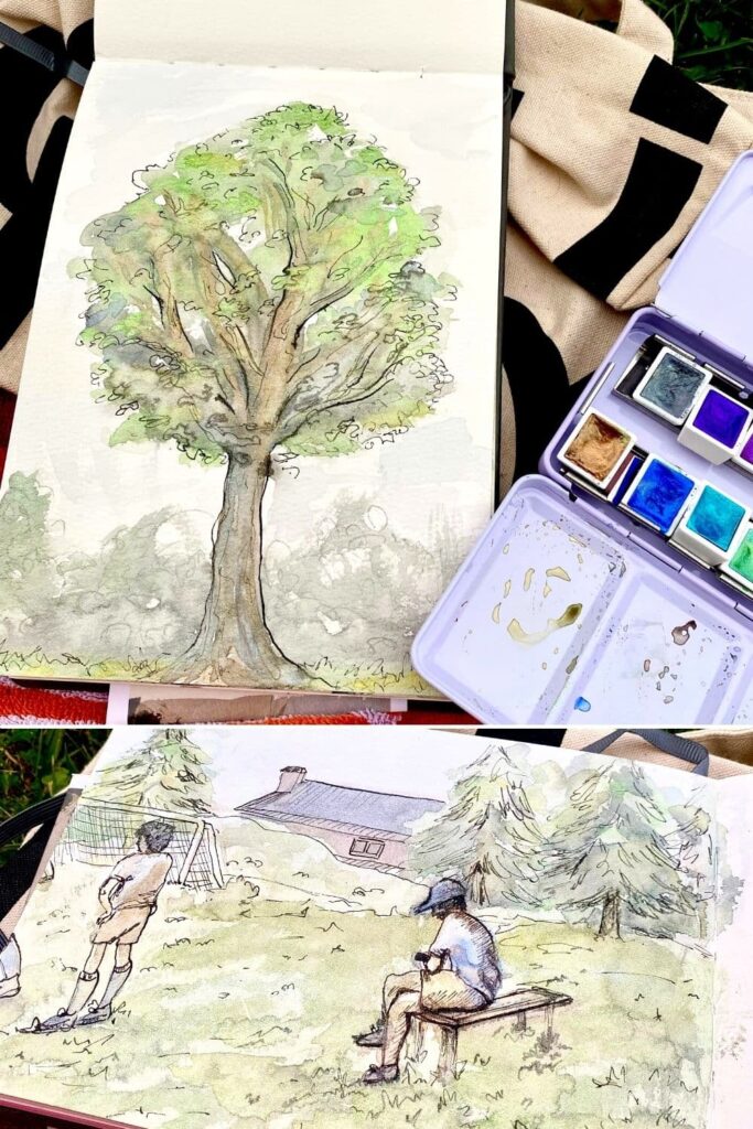 HOW TO PAINT AN @EtchrLab SKETCHBOOK COVER 