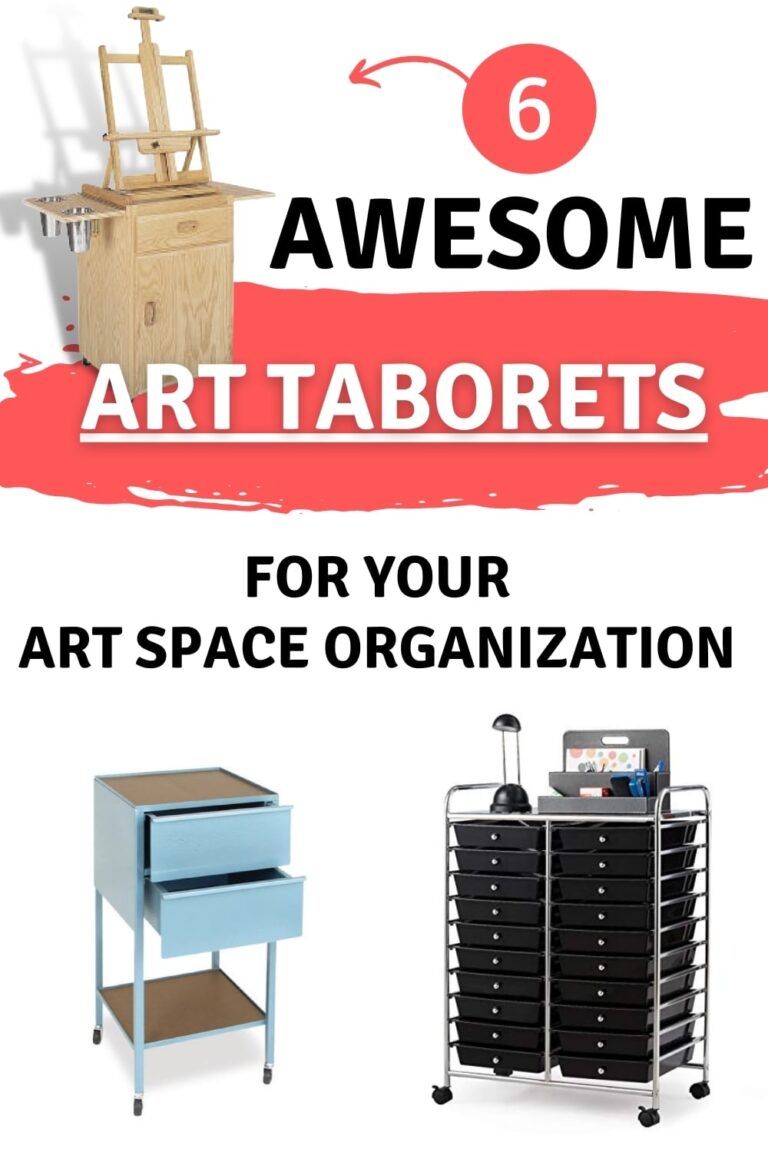 6 Best Studio Taboret Tables for Artists: The Perfect Workspace Organizer