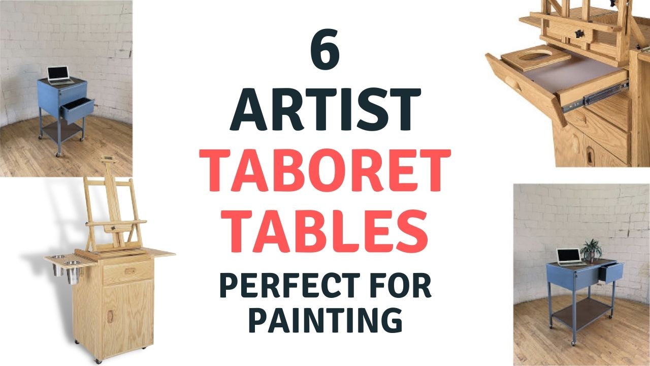 6 artist taboret tabouret tables art carts for painters