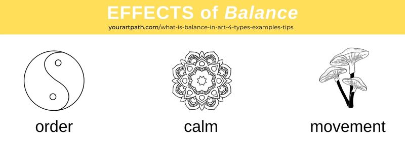 using balance to evoke a feeling examples