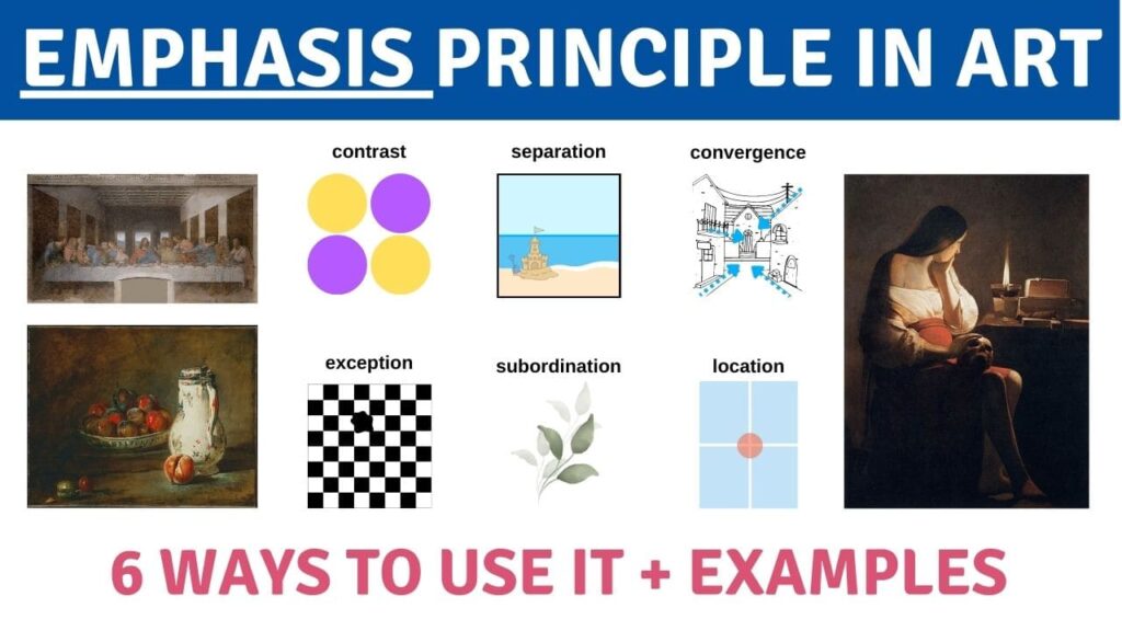 What is Emphasis in art? 6 Ways to Use it + Examples