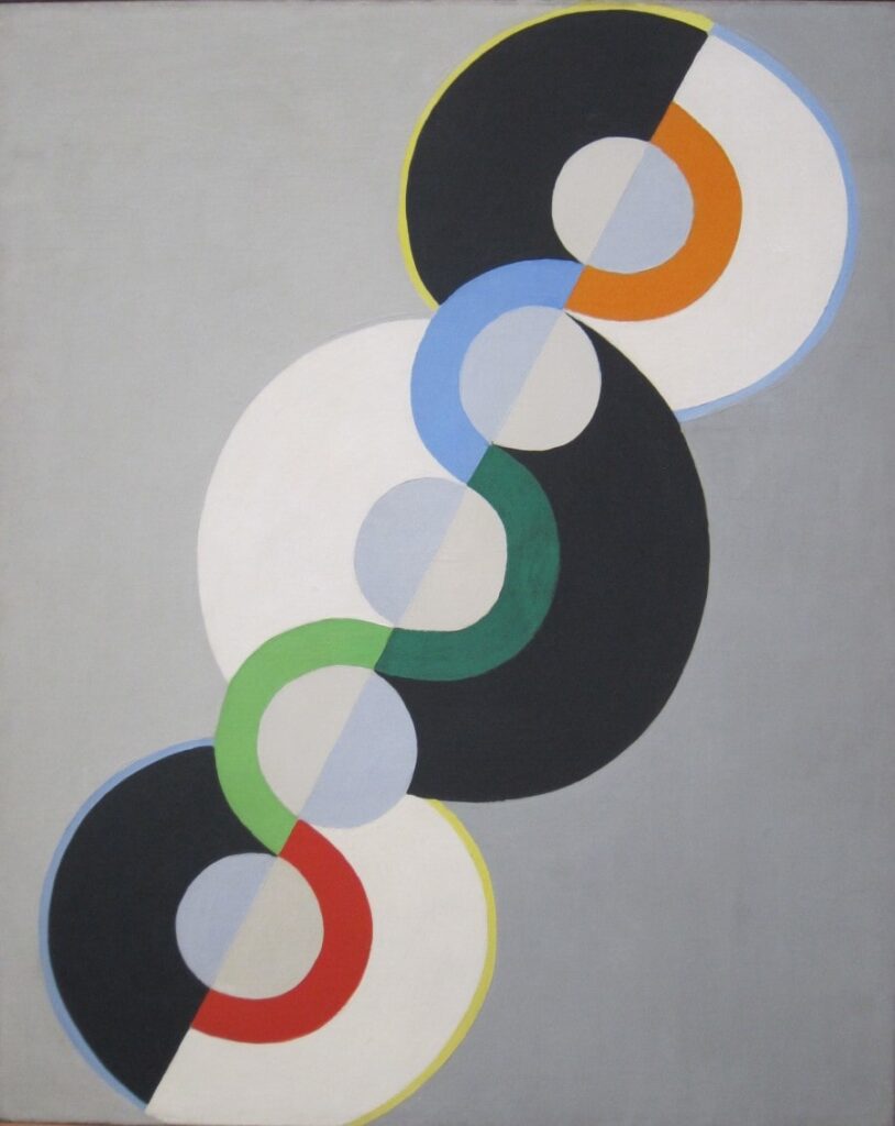 A great example of alternating visual rhythm is 'Endless Rhythm' by Robert Delaunay. 