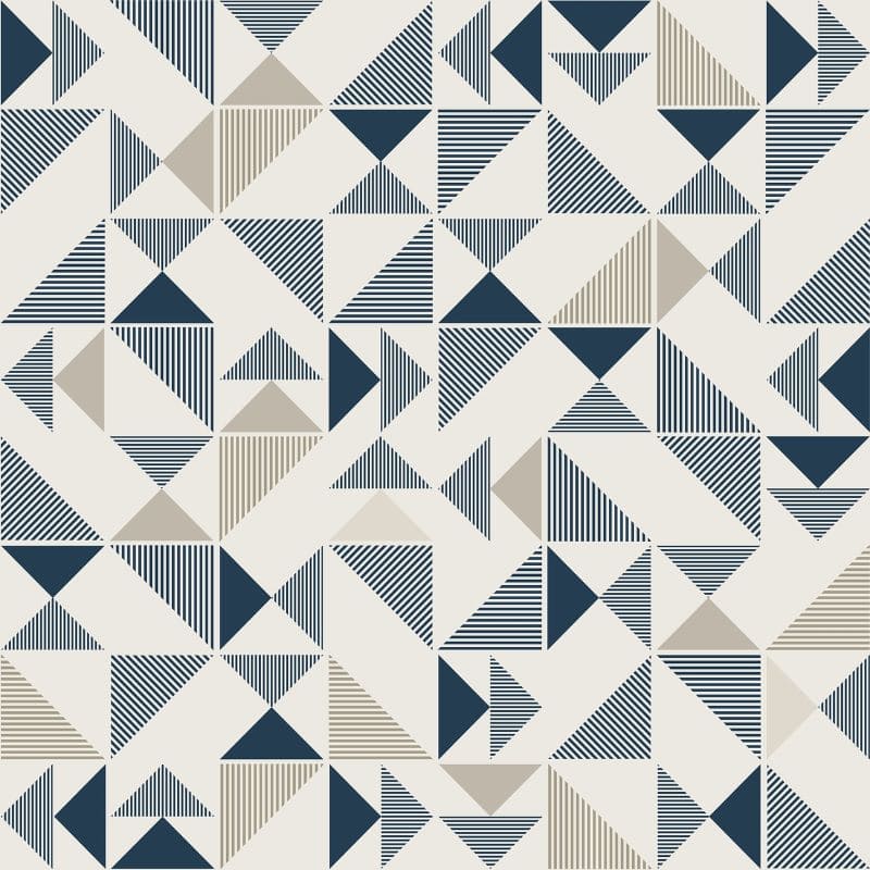Geometric, triangle, modern. as an example of patterns in design