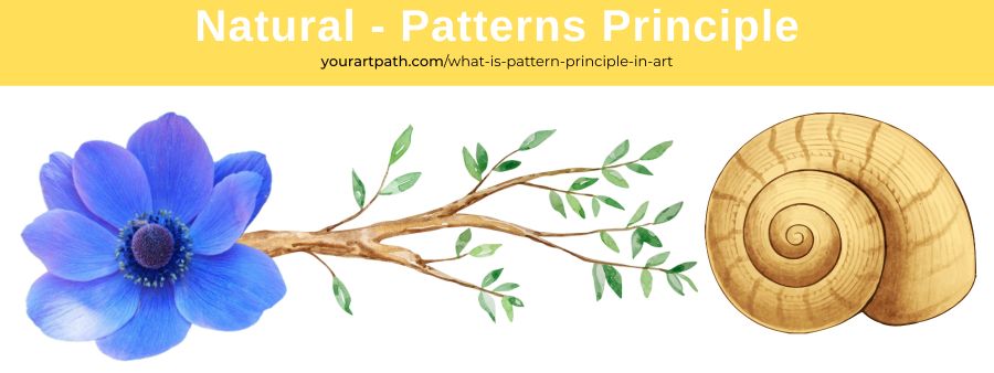 Natural patterns in art examples