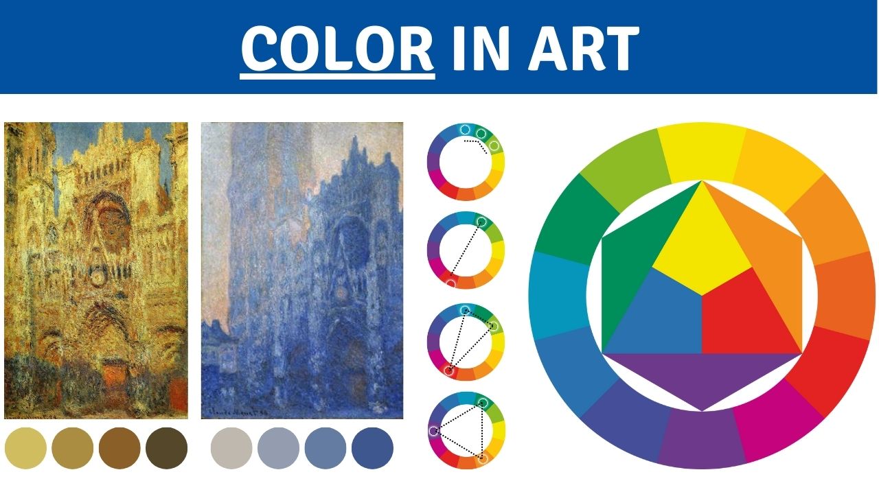 split complementary color scheme famous paintings