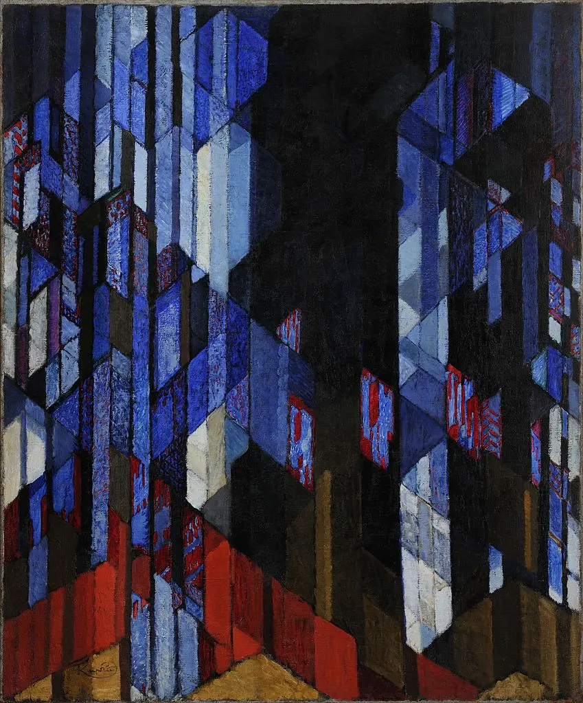 an example of the form element in art. Cathedral (1912-13) by František Kupka