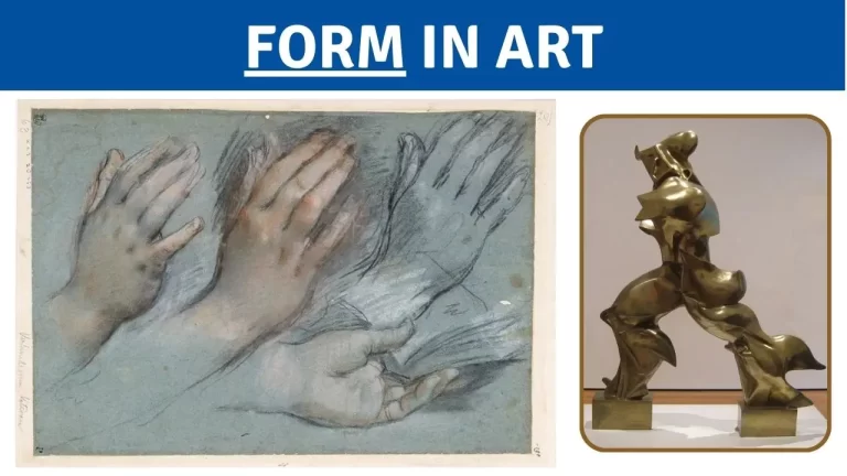 What is Form in Art? Art Element form explained - definition, examples, usage