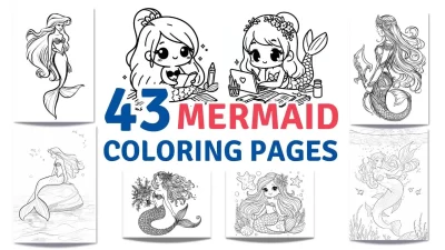 43 Free Printable Mermaid Coloring Pages for Kids and Adults