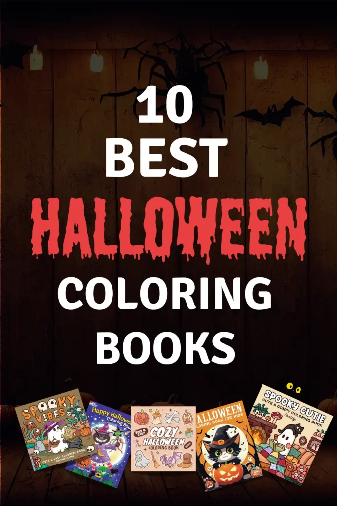 10 Best Halloween Coloring Books for Spooky Fun in 2024